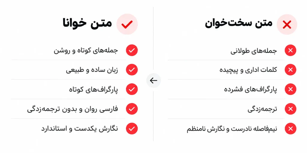 چالشهای خاص خوانایی در متن فارسی